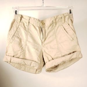 Women. Khaki. Cargo. Shorts